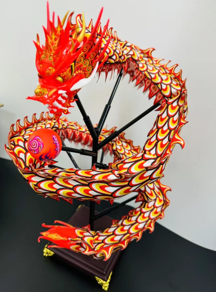 純手工夜光舞龍