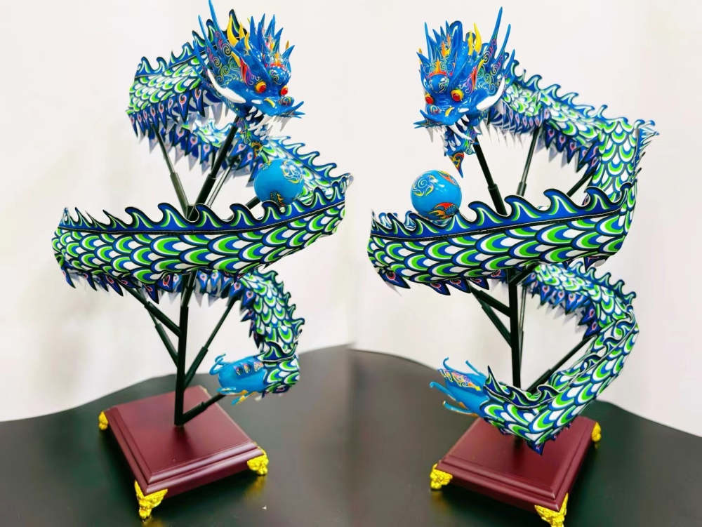 純手工夜光舞龍