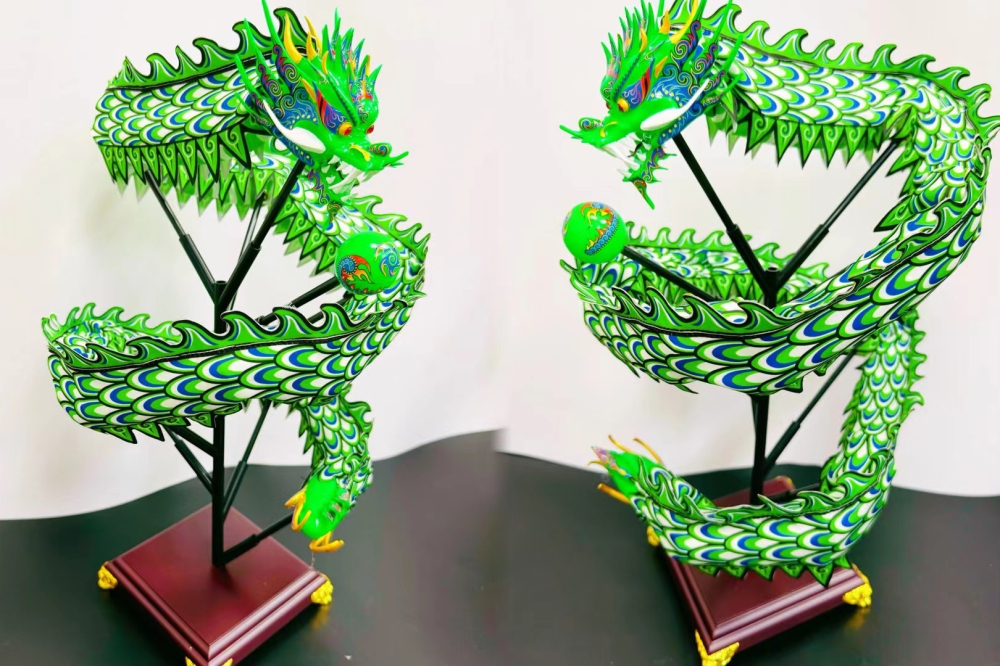 純手工夜光舞龍