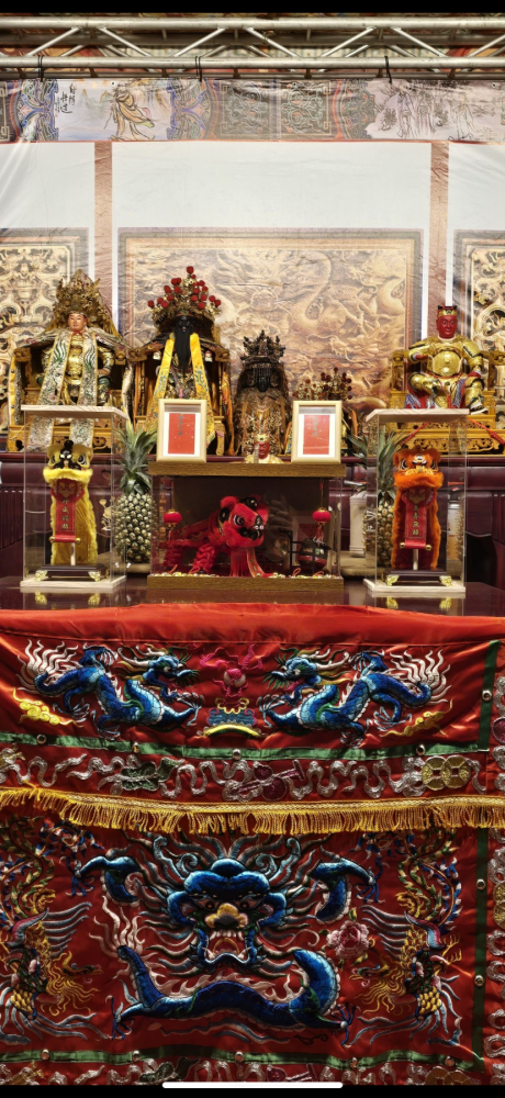 佛裝獅木樁組合