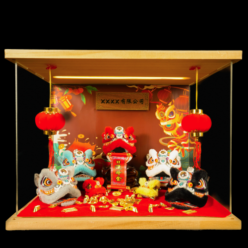 五虎上將獅頭套裝